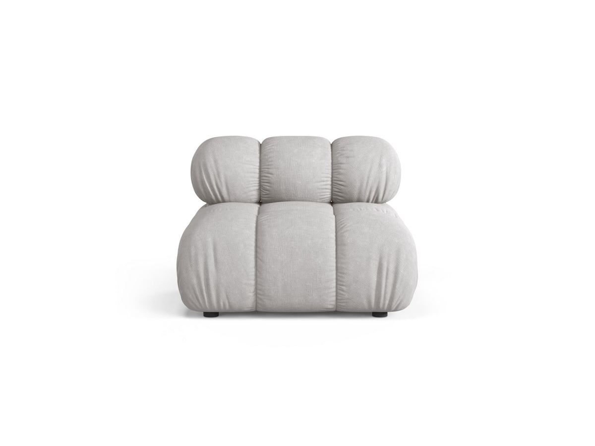 Modulo senza Braccioli, "Bellis", 1 Posto, 94x94x70 - Grigio Chiaro