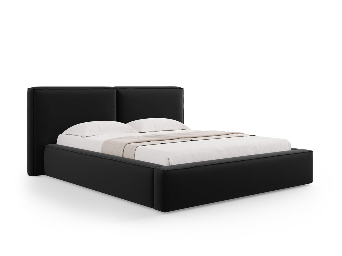 Letto contenitore con testiera doppia, "Jodie", 228x214x97,5