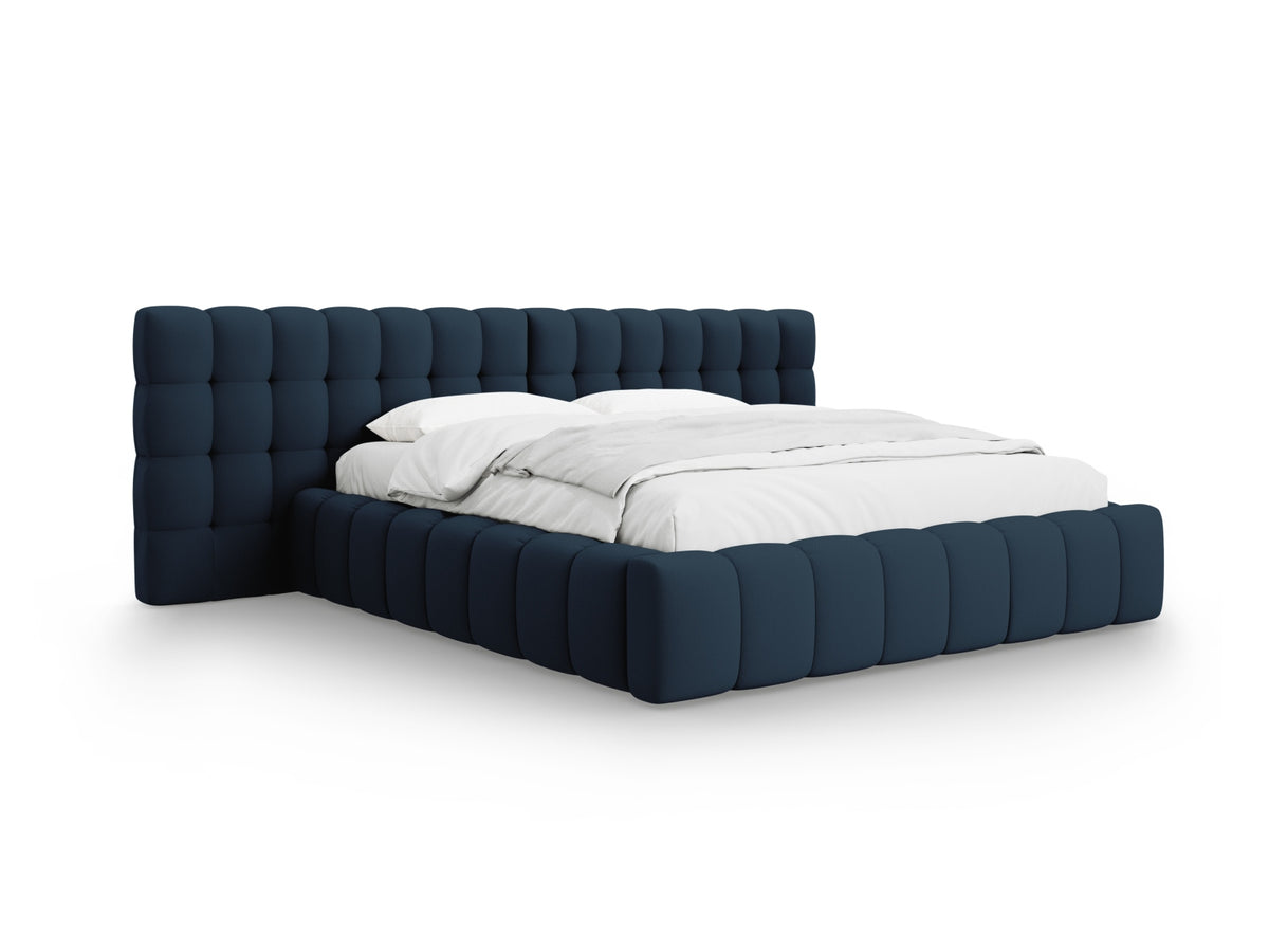 Letto contenitore con testiera doppia, "Mamaia", 230x200x100