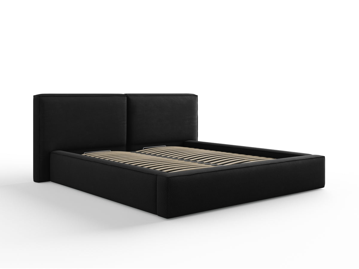 Letto contenitore con testiera doppia, "Jodie", 228x234x97,5