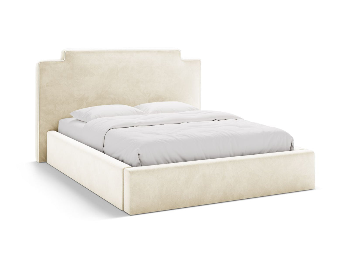 Letto Contenitore con Testata Princess - Avorio 180x200