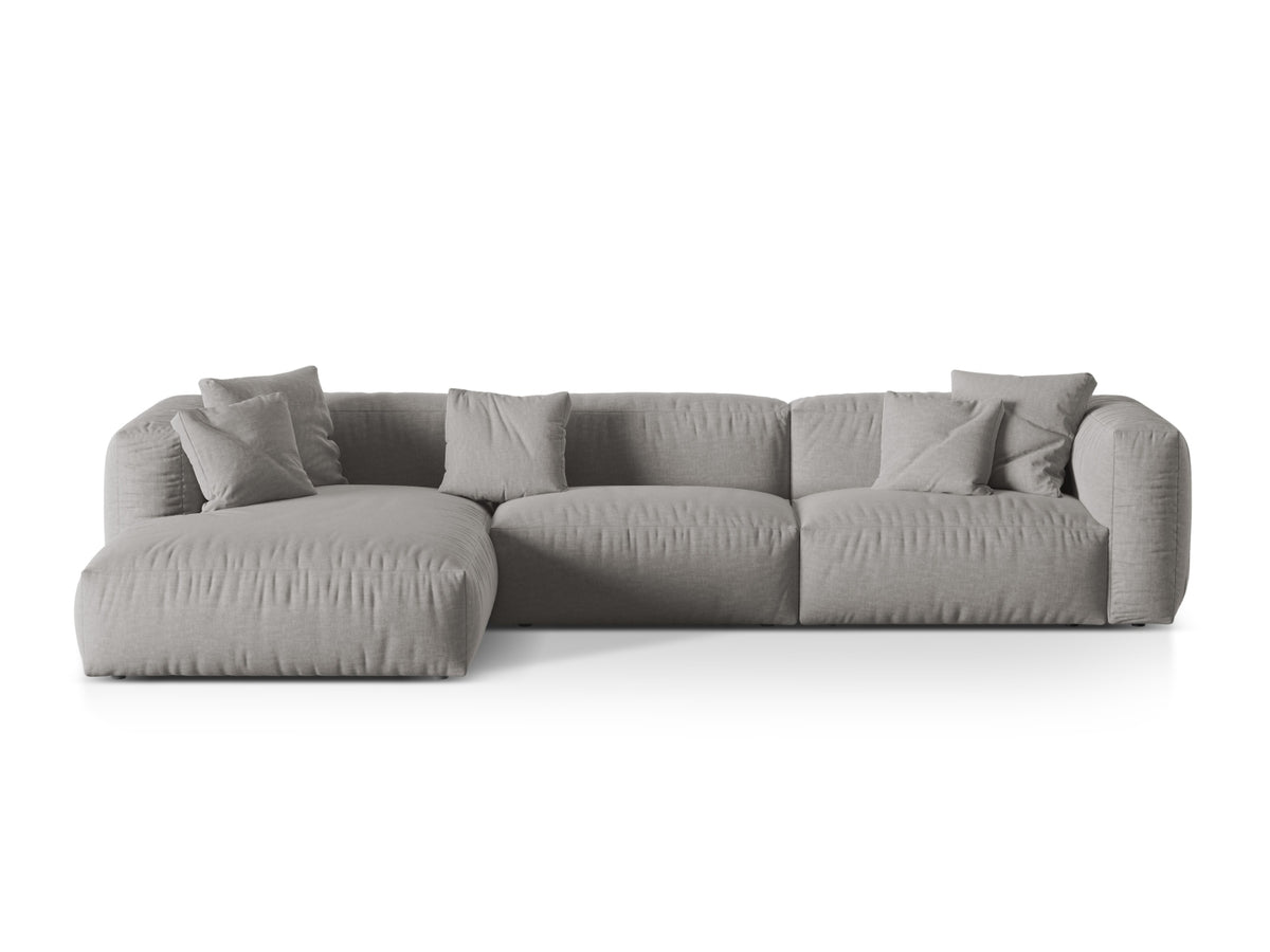 Divano Angolare Componibile XL Martina, 3 Posti, 176x330x75