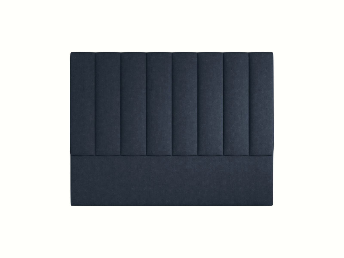 Testiera Marl Alta 120 cm - Blu Navy 160x200