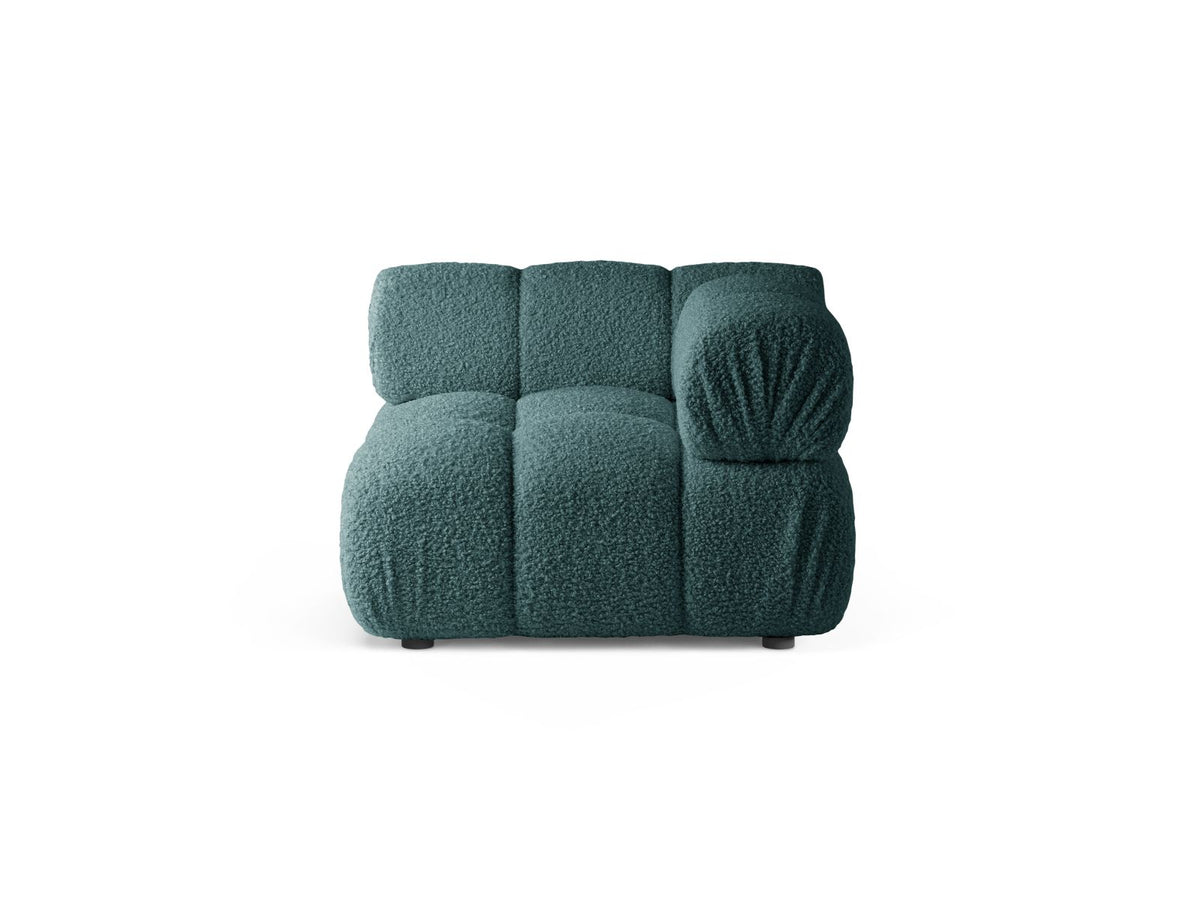 Modulo Angolare, "Bellis", 1 Posto, 94x94x70 - Petrolio