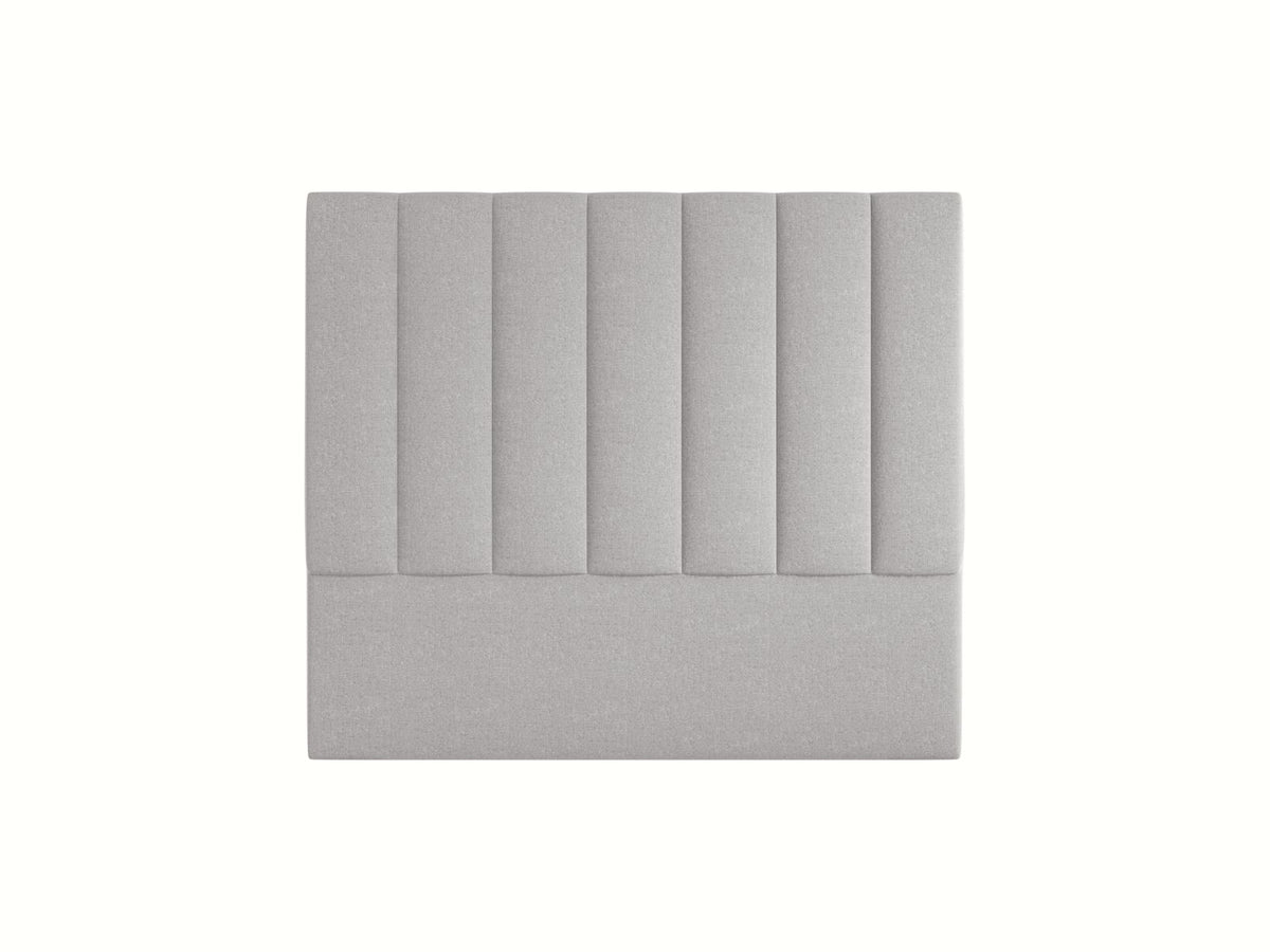 Testata del Letto, "Marl", 140x8x120 - Grigio Chiaro