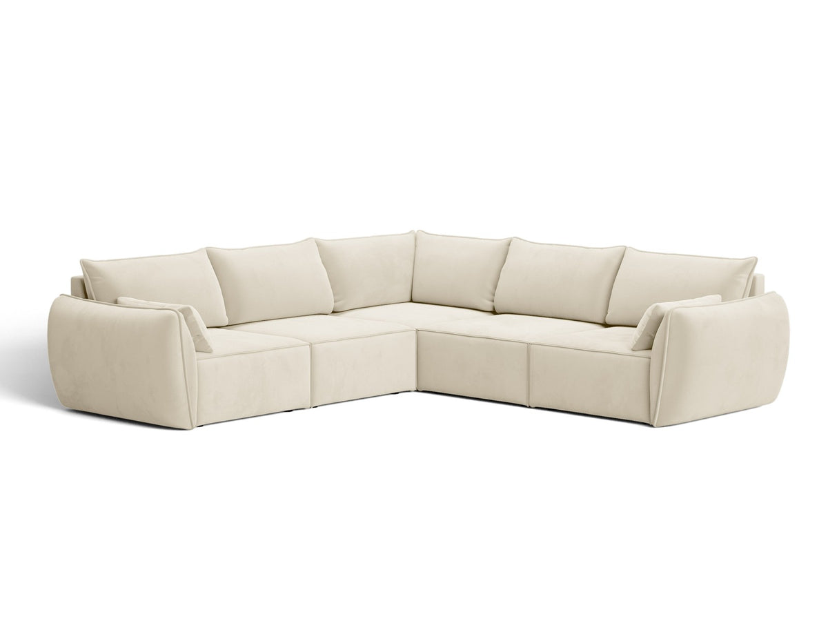 Divano Angolare Simmetrico Kaelle, 7 Posti, 286x286x85