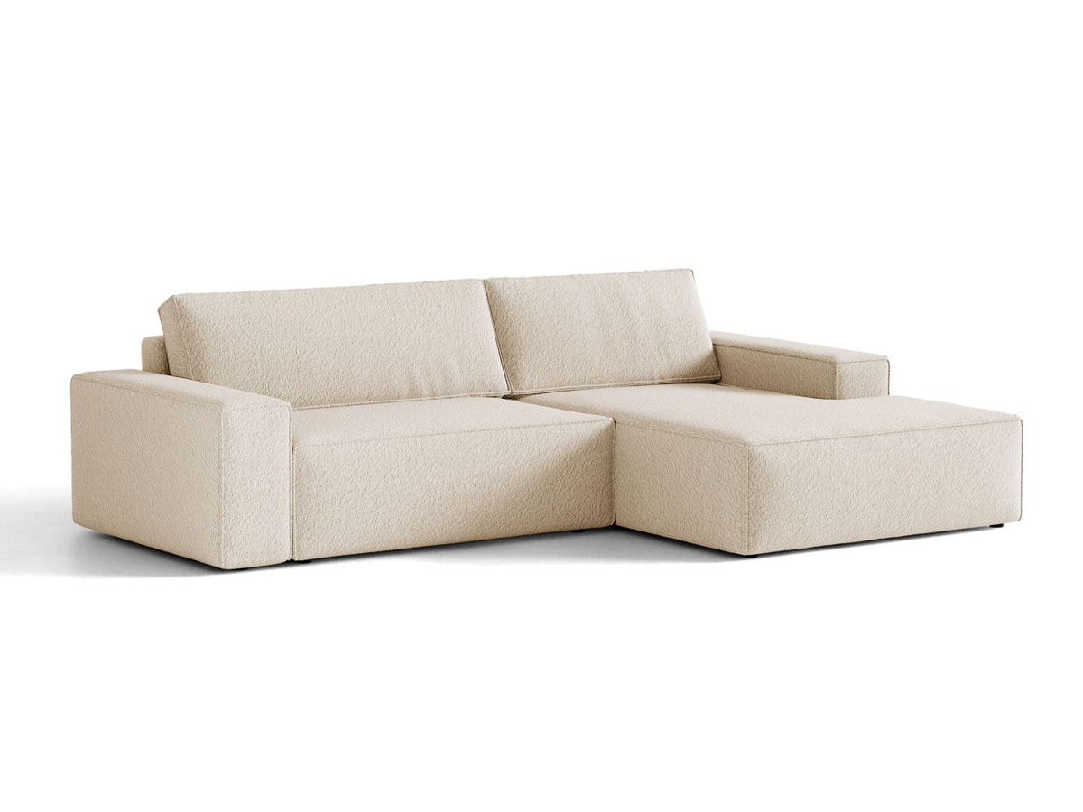 Divano Letto Angolare con Contenitore Jodie, 3 Posti, 151x246x86
