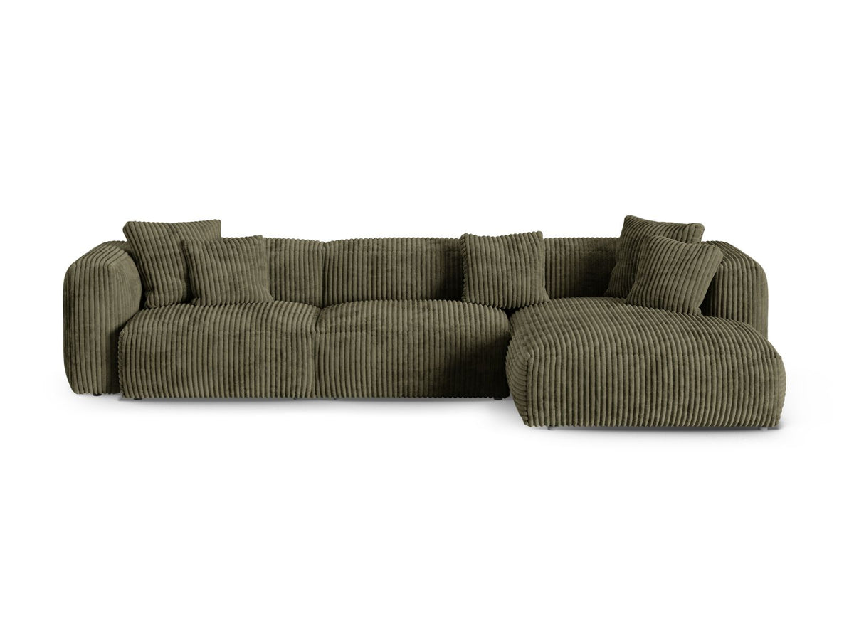 Divano Angolare Componibile XL Martina Seduta Profonda, 3 Posti, 176x330x75
