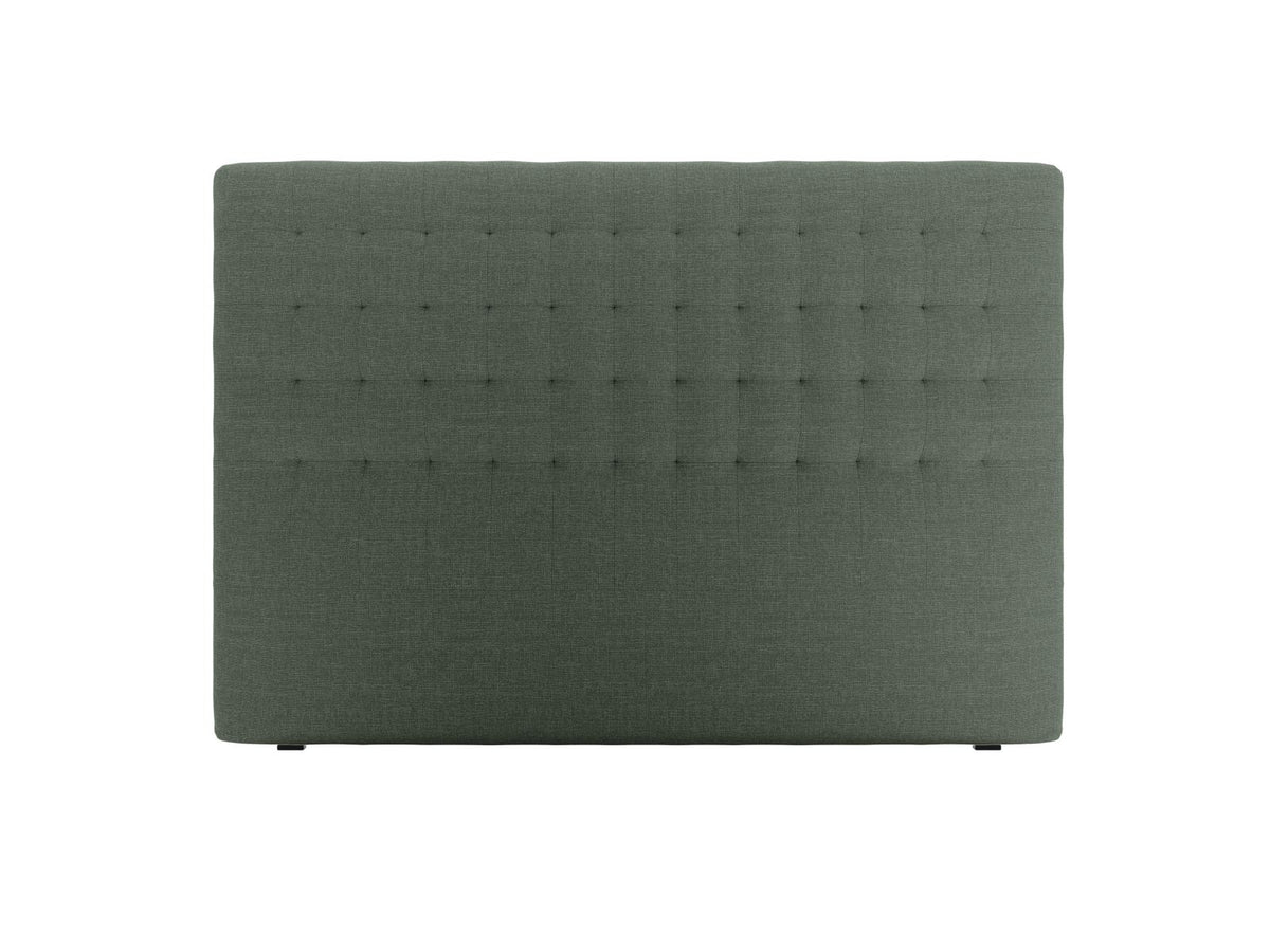 Testiera Nova Alta 120 cm - Verde Muschio 180x200