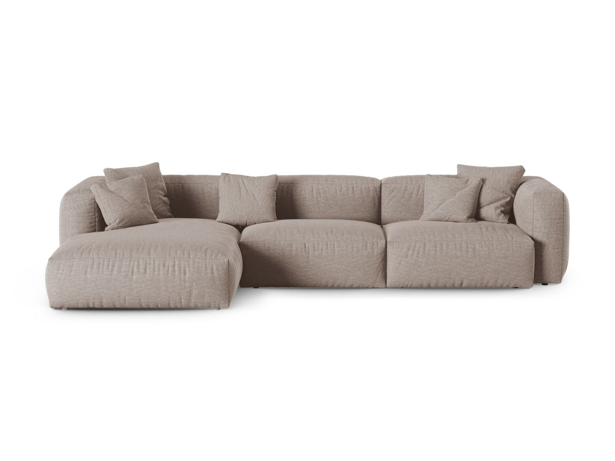 Divano Angolare Componibile XL Martina Seduta Profonda, 3 Posti, 176x330x75