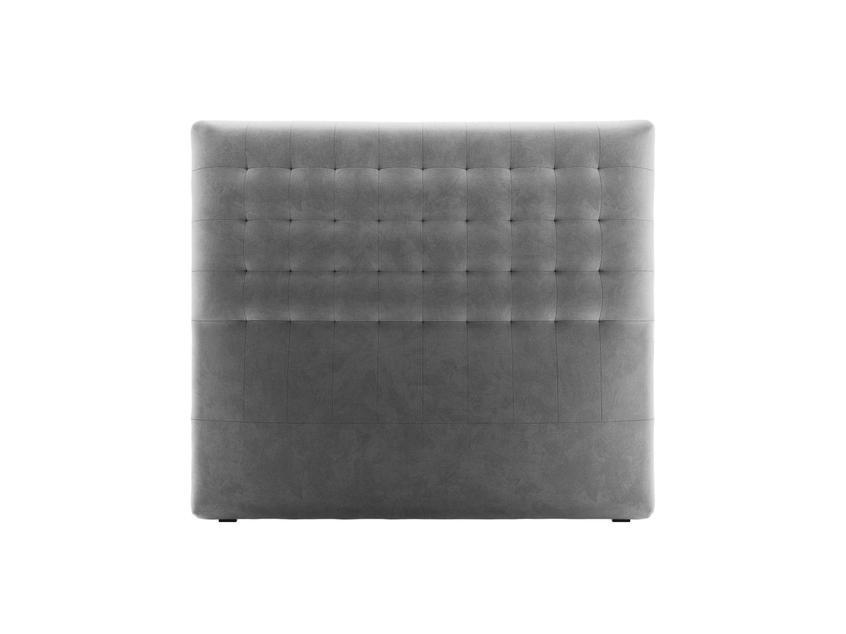 Testiera Nova Alta 120 cm - Grigio 140x200