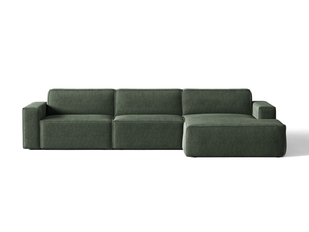 Divano Angolare Componibile Jodie, 4 Posti, 162x284x77