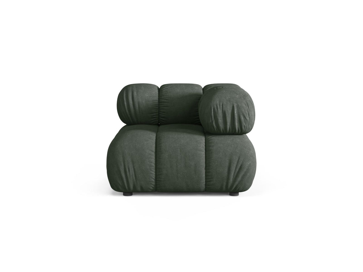 Modulo Angolare, "Bellis", 1 Posto, 94x94x70 - Verde Muschio