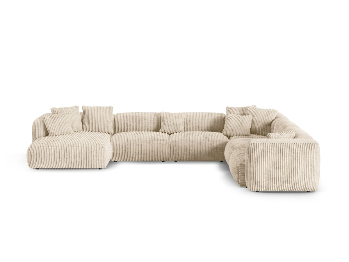 Divano Angolare Componibile XL Martina, 6 Posti, 330x420x75