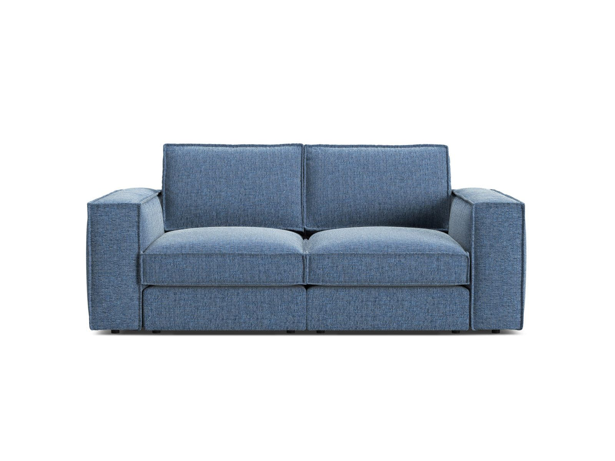 Divano Modulare, "Pola", 2 Posti, 206x103x88 - Blu Scuro
