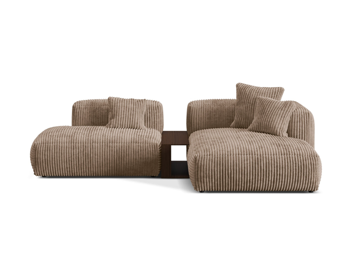 Divano Angolare Componibile Martina, 2 Posti, 176x285x75