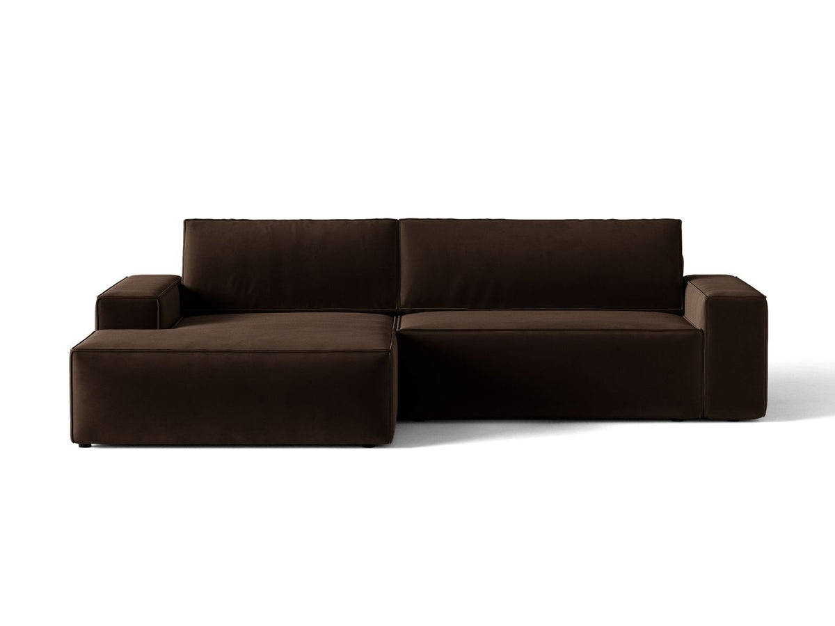 Divano Letto Angolare con Contenitore Jodie, 3 Posti, 151x246x86