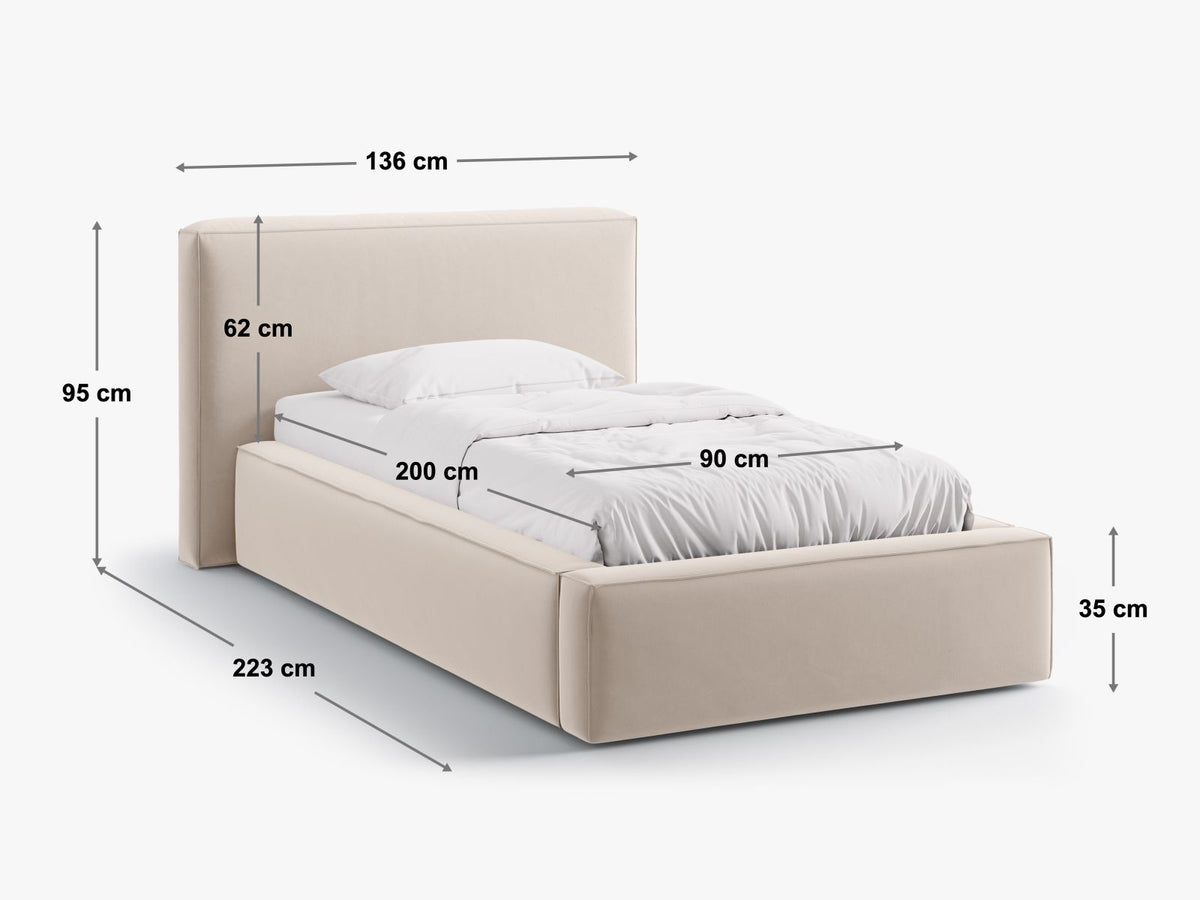 Letto Contenitore con Testata Jodie