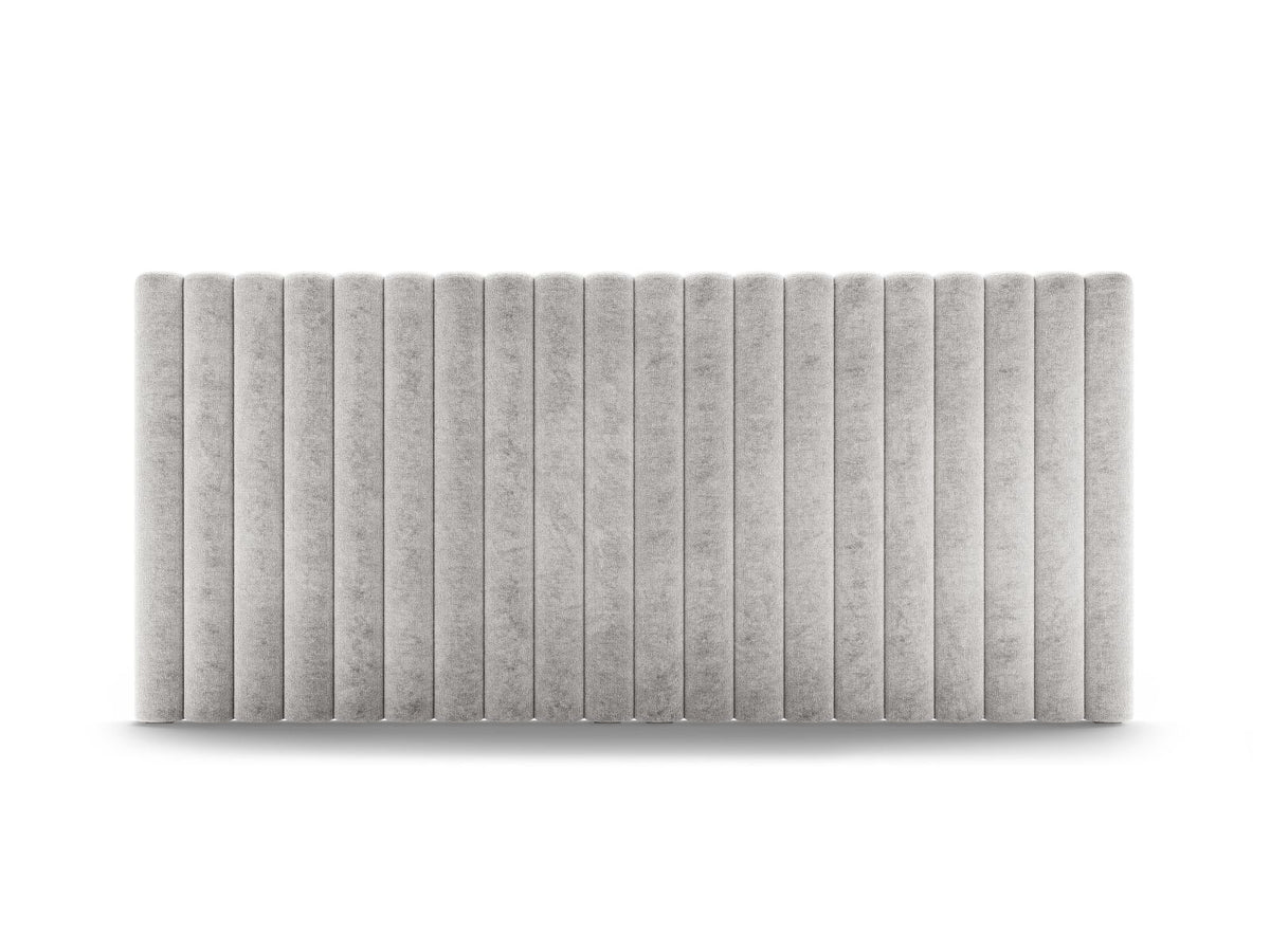 Testata del Letto, "Mistero", 200x13x95 - Grigio Chiaro