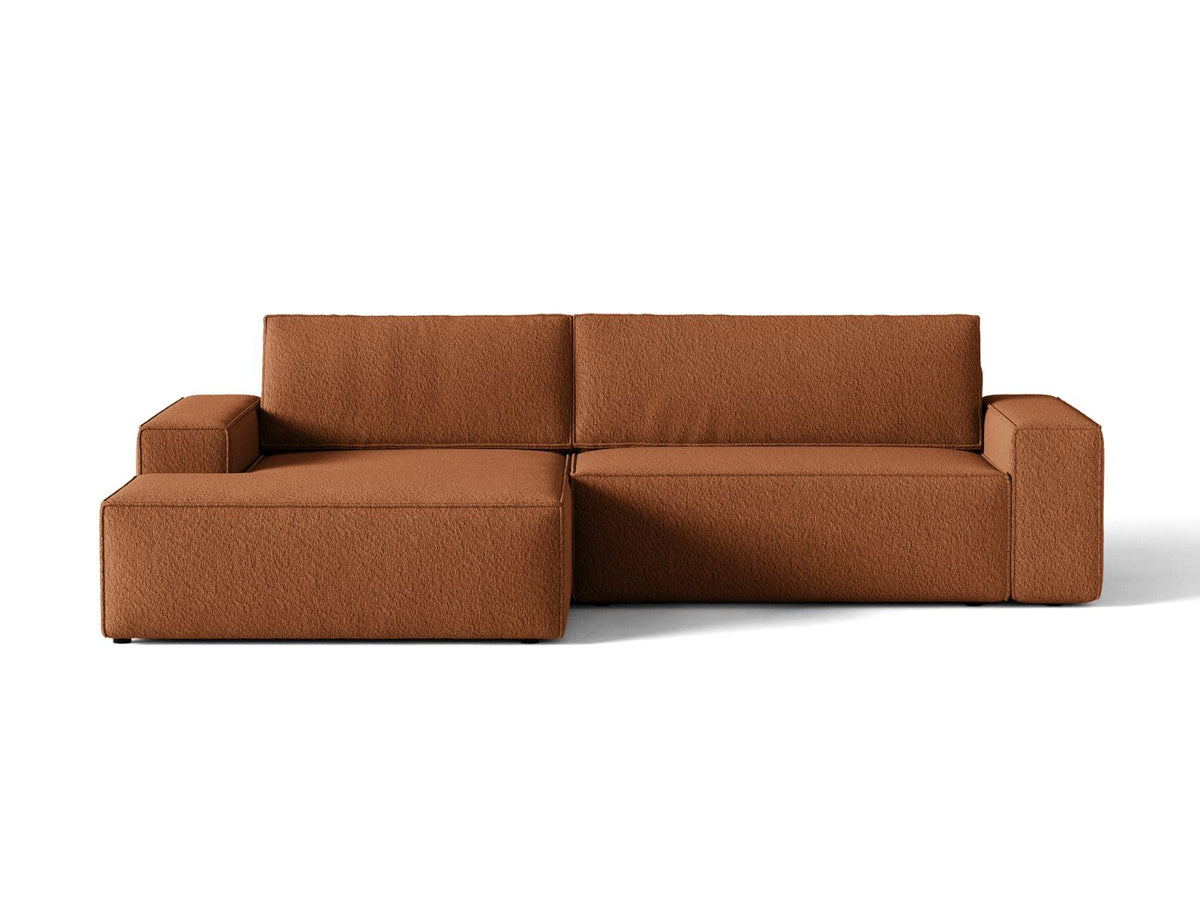 Divano Letto Angolare con Contenitore Jodie, 3 Posti, 151x246x86