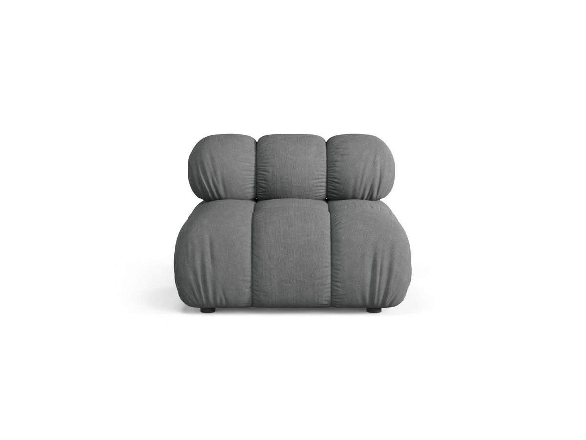 Modulo senza Braccioli, "Bellis", 1 Posto, 94x94x70 - Grigio