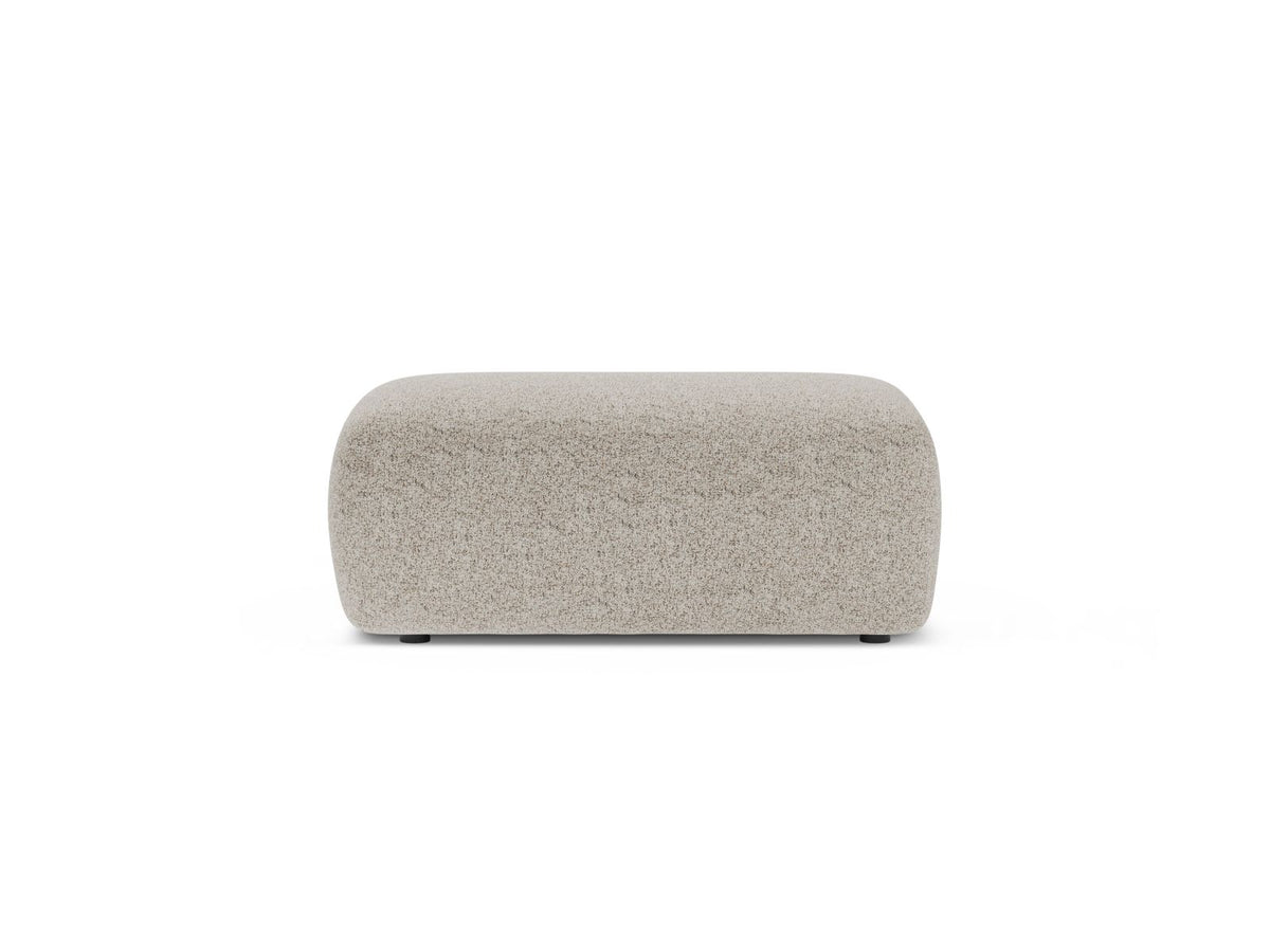 Pouf, "Kate", 1 Posto, 99x60x43 - Beige Melange