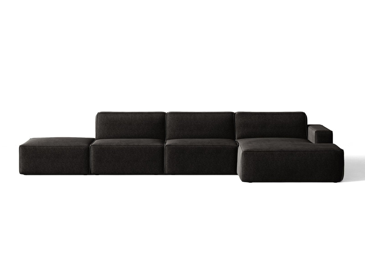 Divano Angolare Componibile Jodie, 5 Posti, 162x341x77