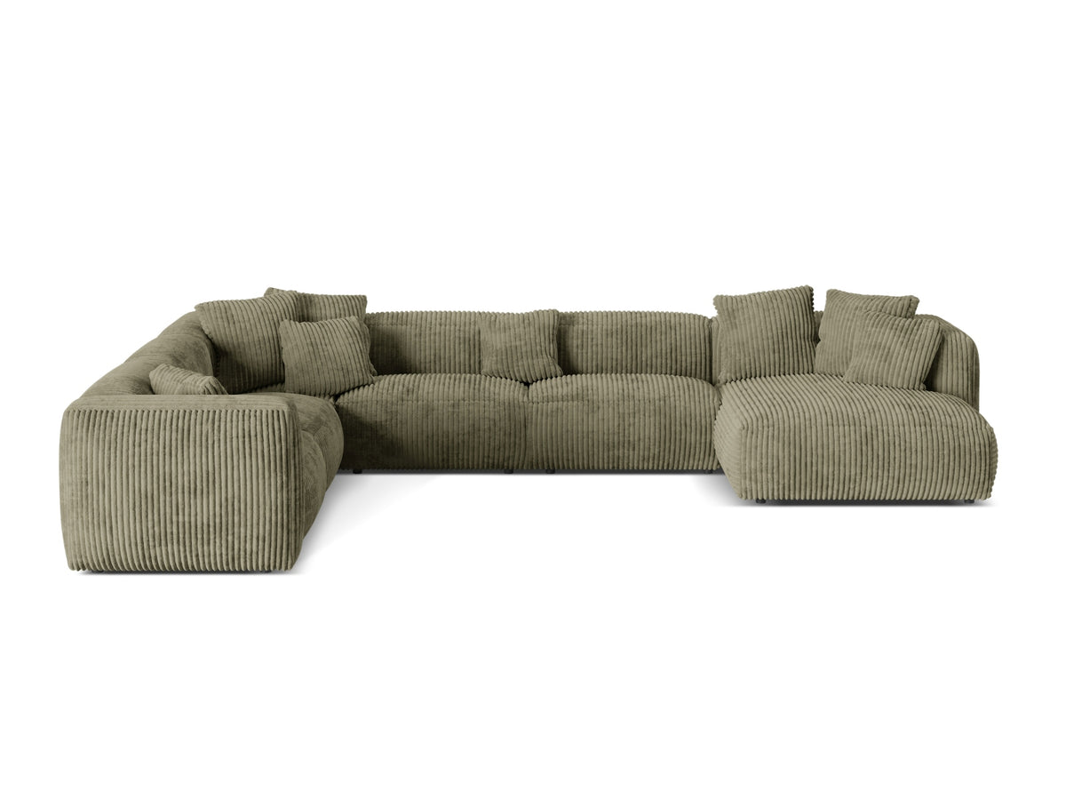 Divano Angolare Componibile XL Martina, 6 Posti, 316x406x75