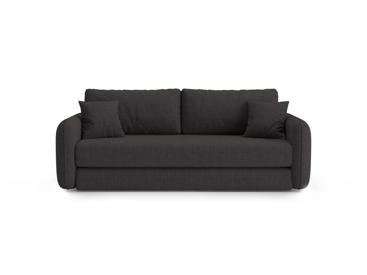Divano con Funzione Letto, "Dormi", 3 Posti, 225x94x87 - Antracite