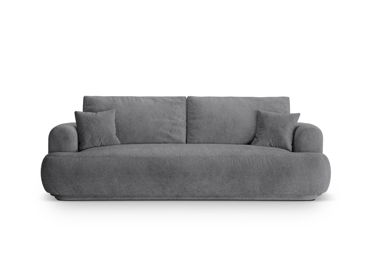 Divano Letto con Contenitore Ella, 3 Posti, 108x253x88
