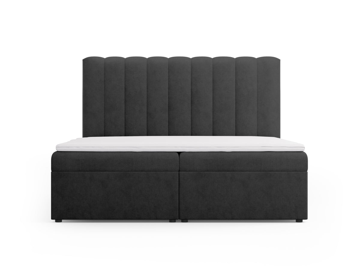 Letto: testiera + molle/materasso + coprimaterasso, "Kelp", 210x180x125