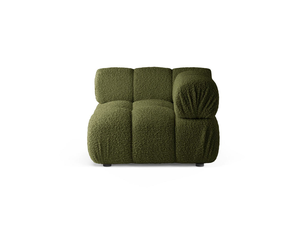 Modulo Angolare, "Bellis", 1 Posto, 94x94x70 - Verde