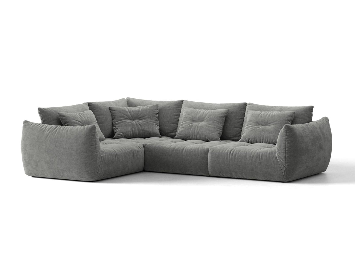 Divano Angolare Componibile Bloom, 3 Posti, 222x316x97