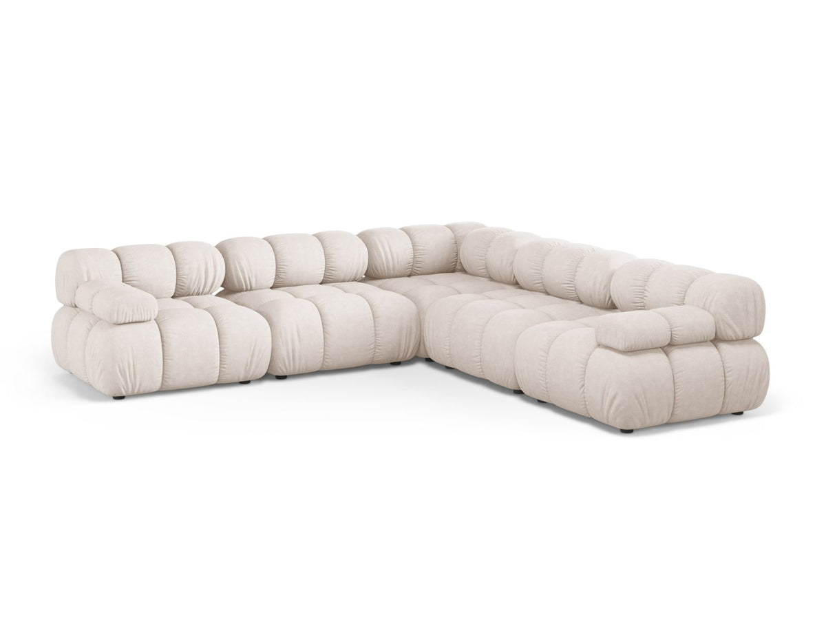 Divano Angolare Simmetrico, "Bellis", 5 Posti, 282x282x70 - Beige
