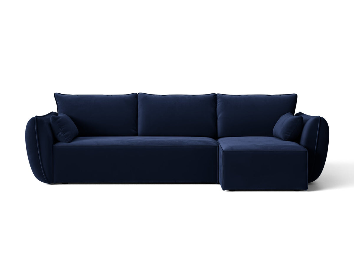 Divano Letto Angolare con Contenitore Kaelle, 4 Posti, 168x262x87