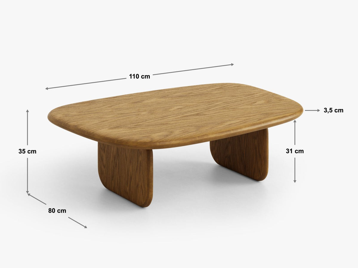 Tavolino da Caffè Lana, 80x110x35