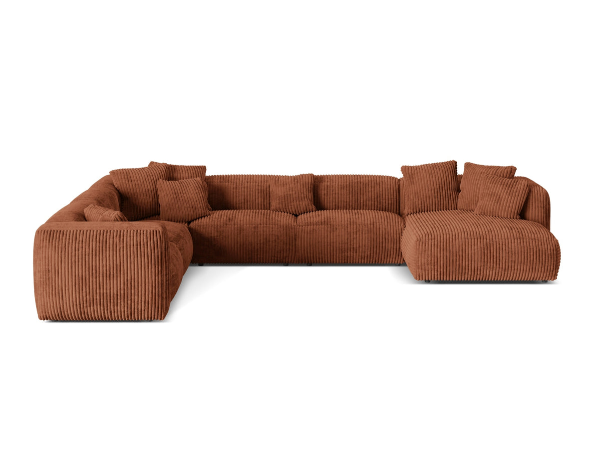 Divano Angolare Componibile XL Martina, 6 Posti, 316x406x75