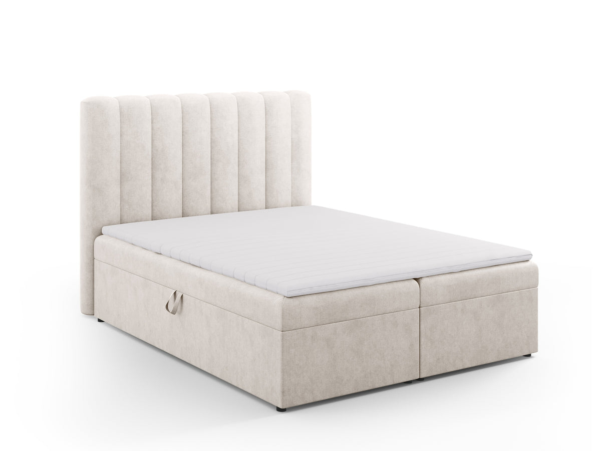 Letto: testiera + molle/materasso + coprimaterasso, "Kelp", 210x160x125