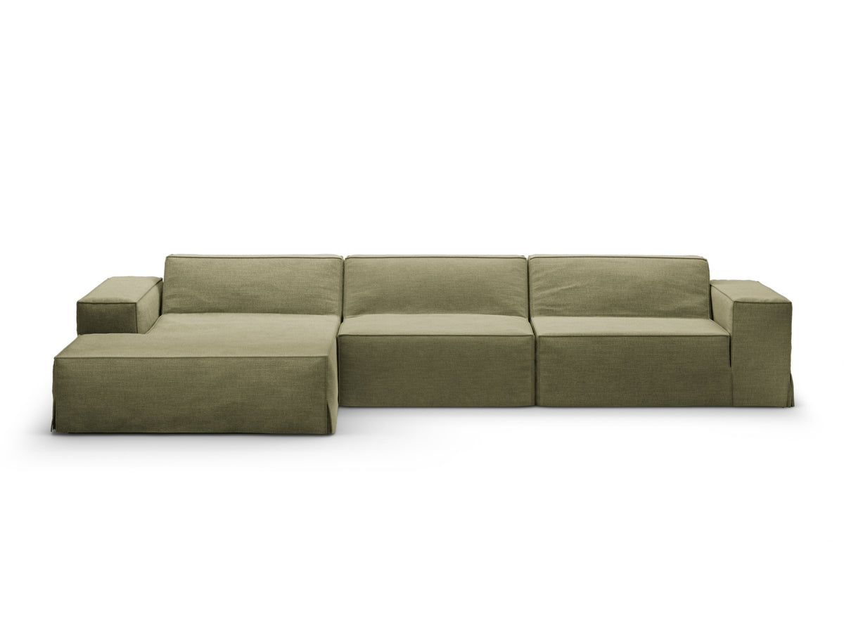Divano Angolare Componibile Jodie, 4 Posti, 162x284x77