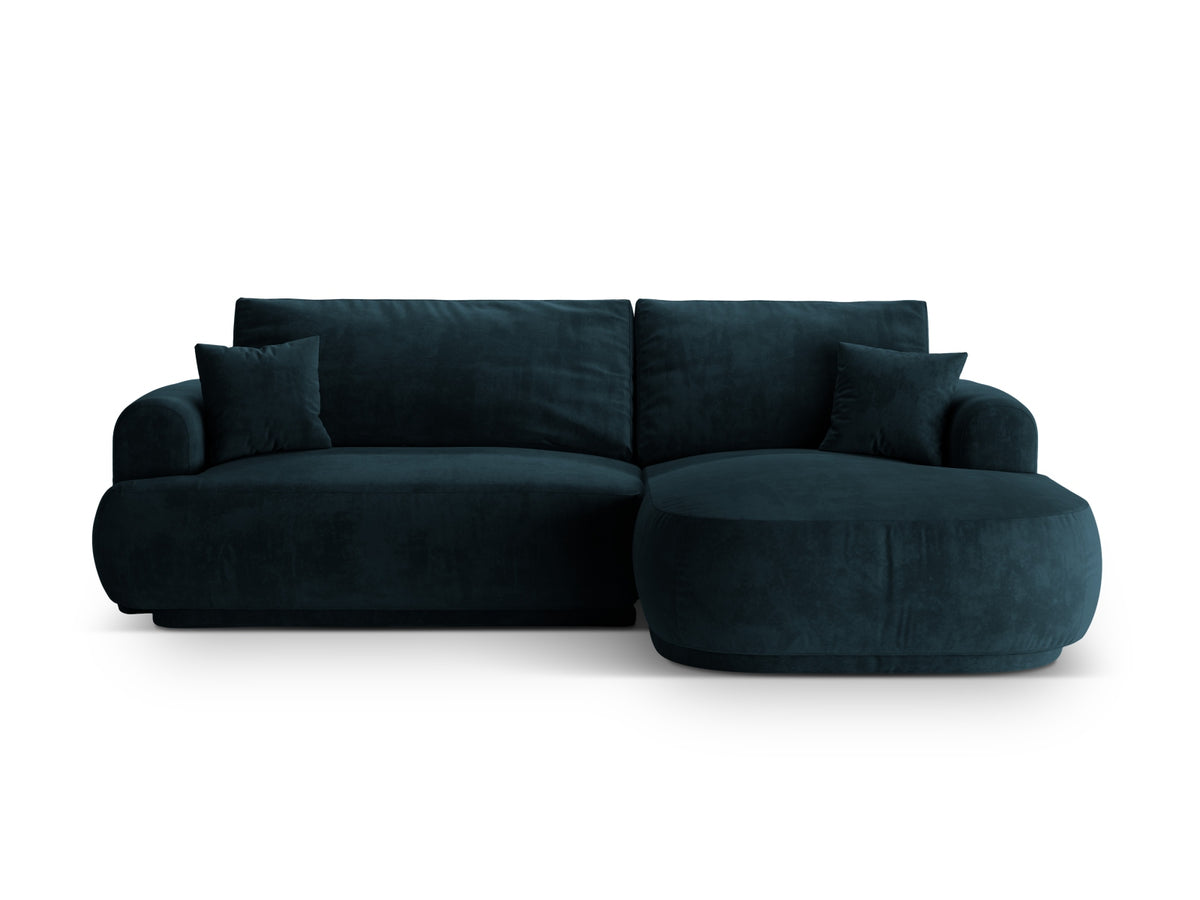 Divano Letto Angolare Componibile con Contenitore Ella, 5 Posti, 174x271x88