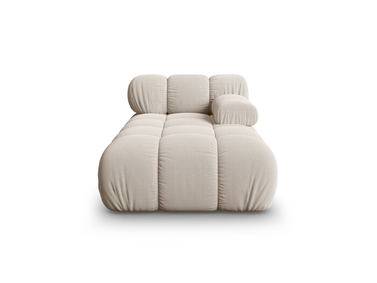 Chaise Longue Destra, "Bellis", 1 Posto, 155x94x70 - Beige Chiaro