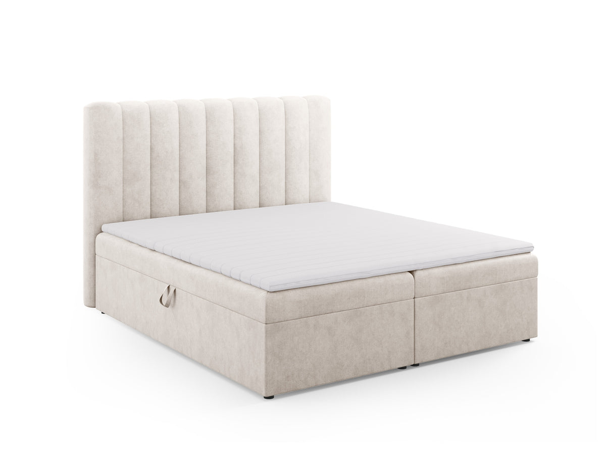 Letto: testiera + molle/materasso + coprimaterasso, "Kelp", 210x180x125