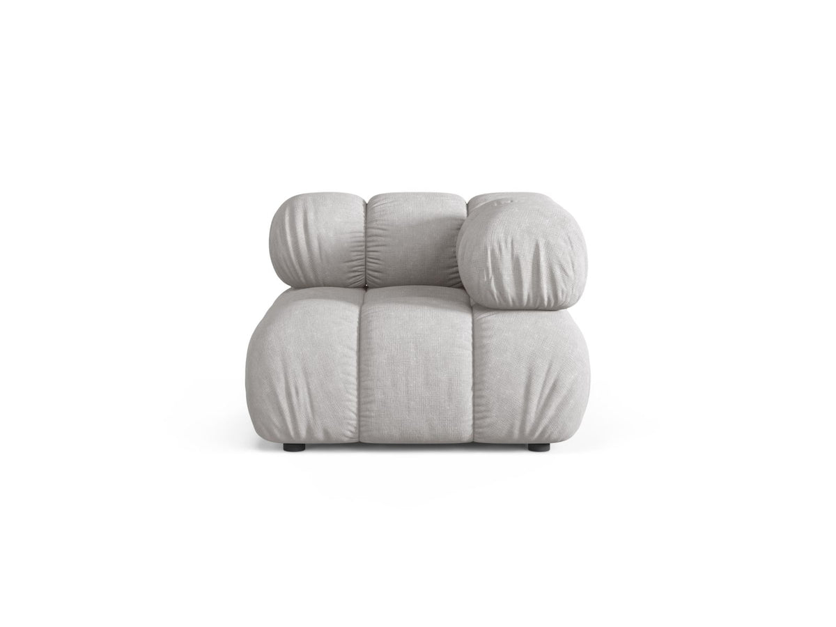 Modulo Angolare, "Bellis", 1 Posto, 94x94x70 - Grigio Chiaro