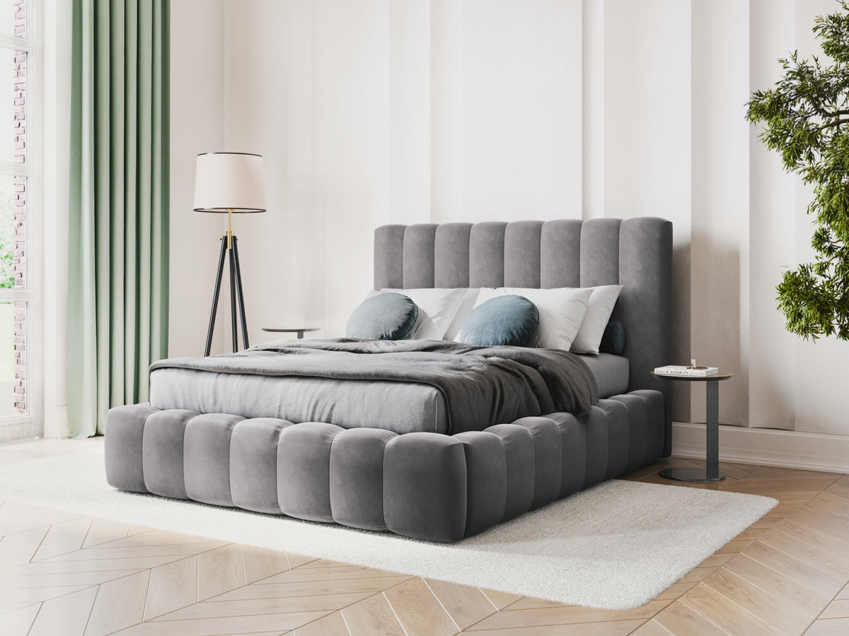 Letto contenitore con testiera, "Kelp", 230x185x125