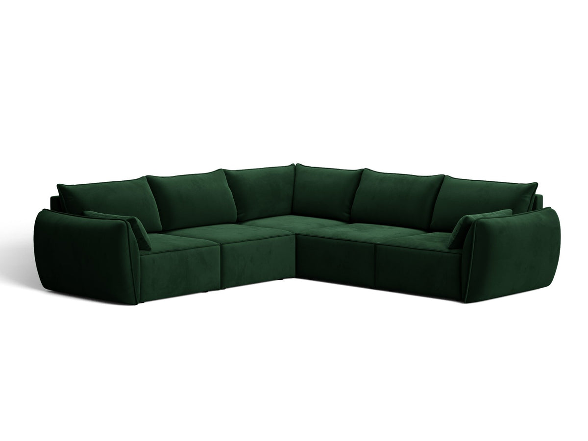 Divano Angolare Simmetrico Kaelle, 7 Posti, 286x286x85