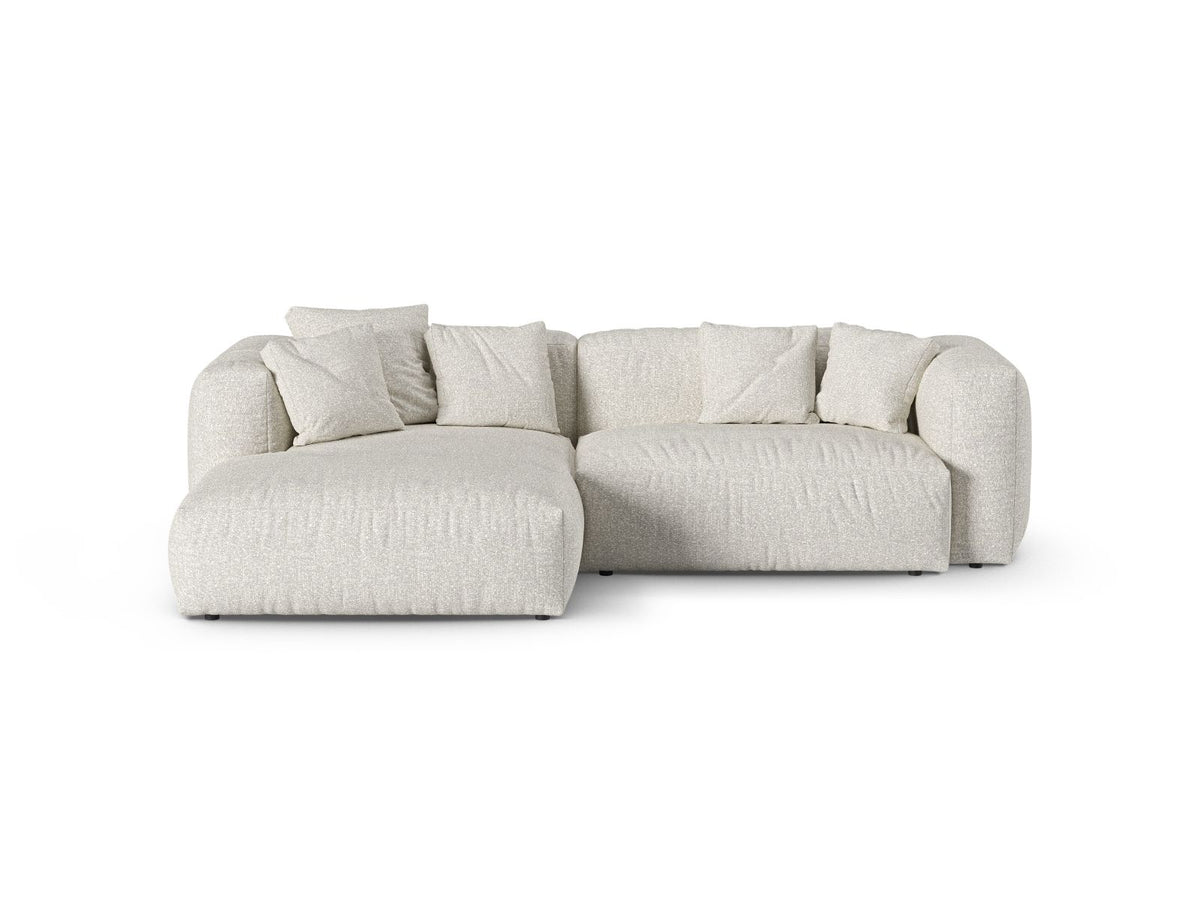 Divano Angolare Componibile XL Martina Seduta Profonda, 2 Posti, 176x280x75