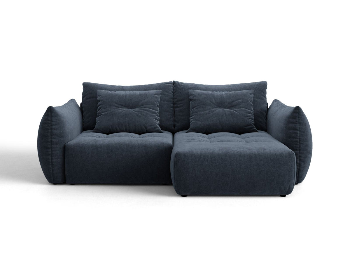 Divano Letto Angolare Componibile con Contenitore Bloom, 3 Posti, 152x250x87