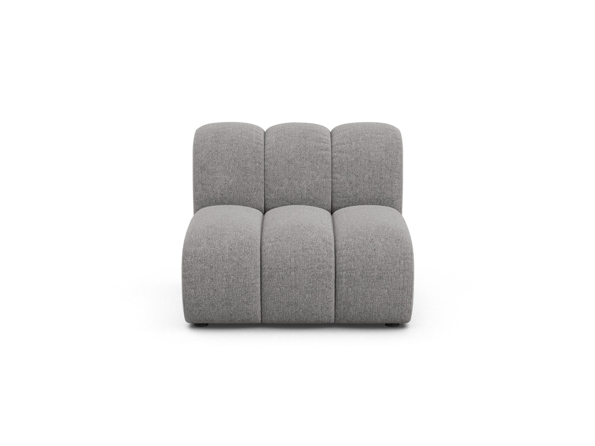 Modulo senza Braccioli, "Lupine", 1 Posto, 92x95x70 - Grigio Chiaro