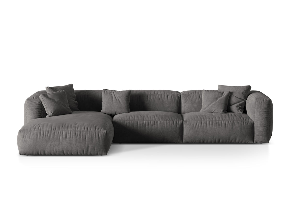 Divano Angolare Componibile XL Martina, 3 Posti, 176x330x75
