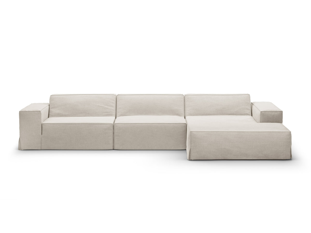 Divano Angolare Componibile Jodie, 4 Posti, 162x284x77